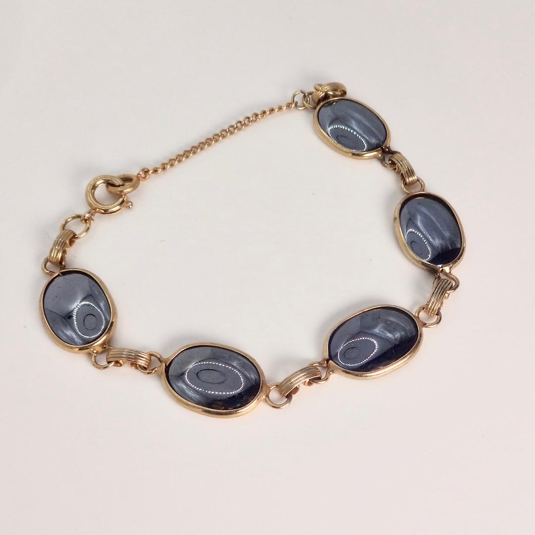 Vintage Hemite Bracelet Golden filled