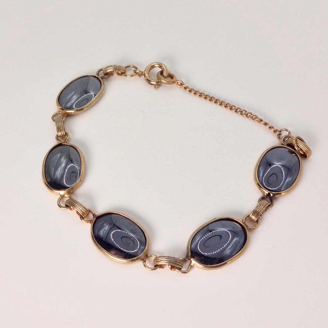 Vintage Hemite Bracelet Golden filled