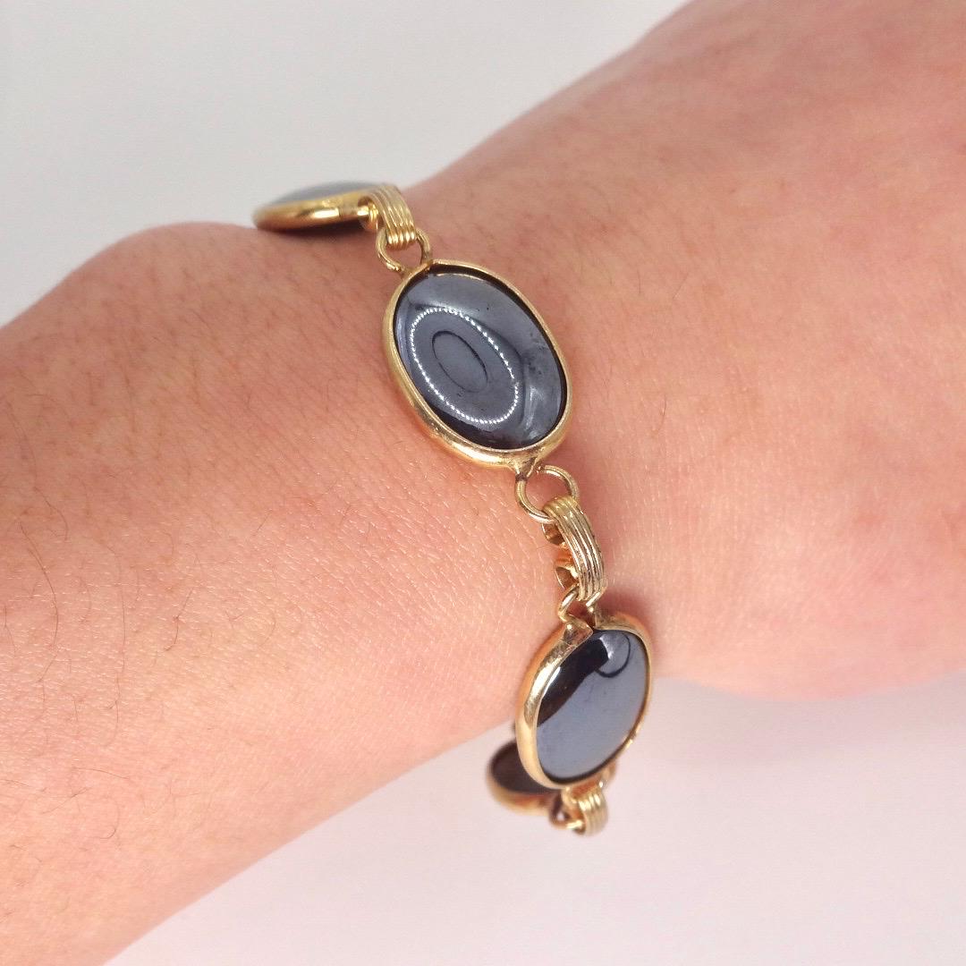 Vintage Hemite Bracelet Golden filled