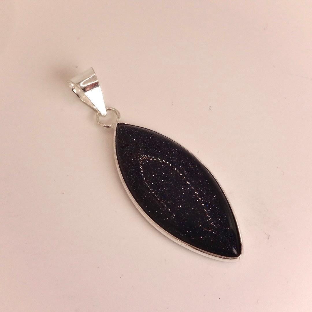 Vintage Black Sandstone silver collar necklace choker