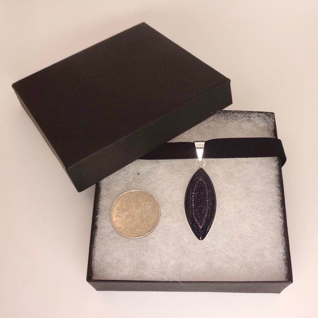 Vintage Black Sandstone silver collar necklace choker