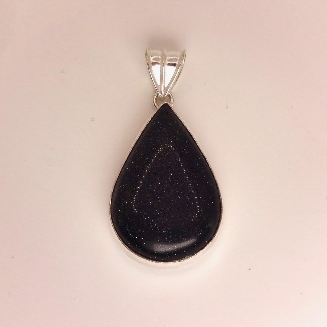 Vintage Black Sandstone silver collar necklace choker