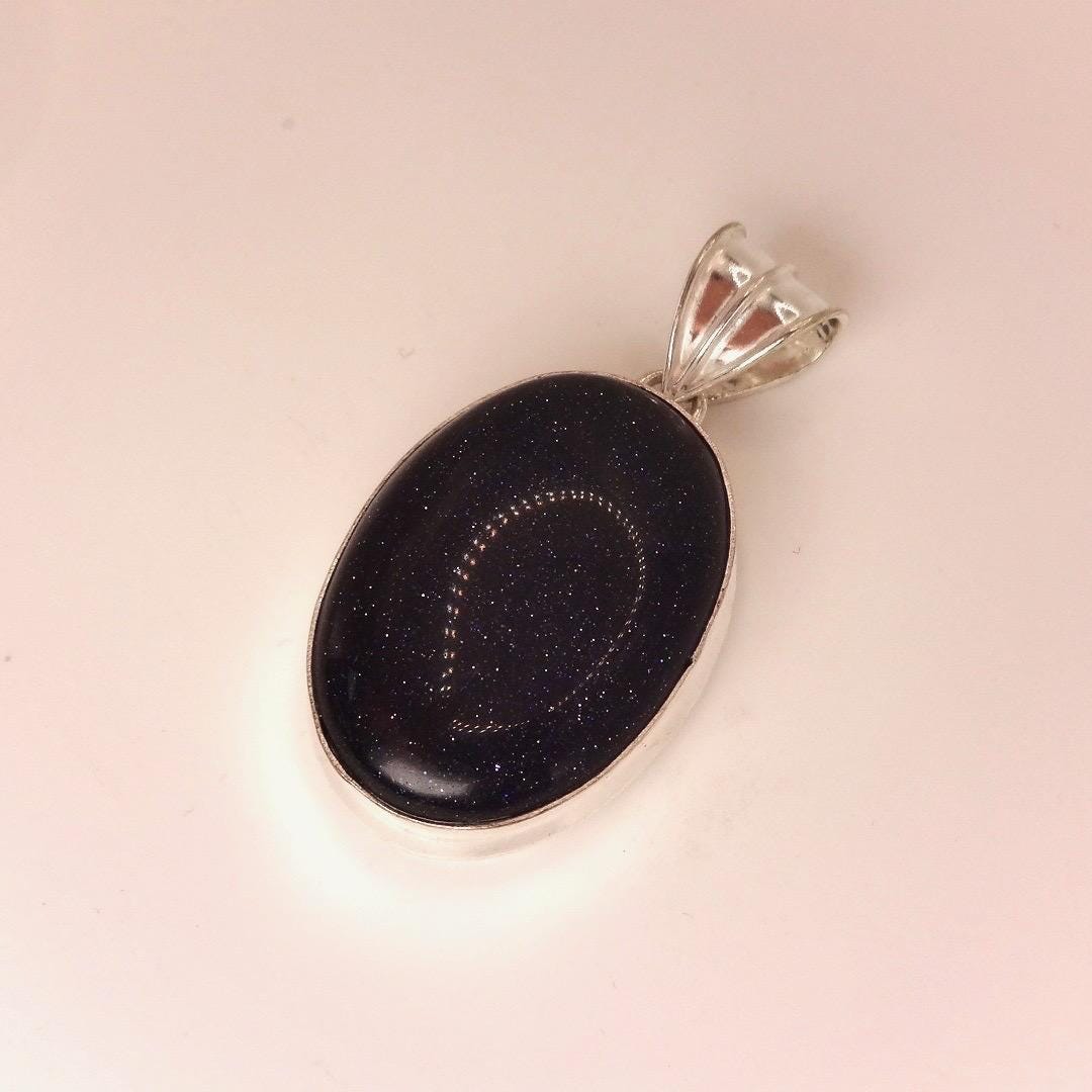 Vintage Black Sandstone silver collar necklace choker