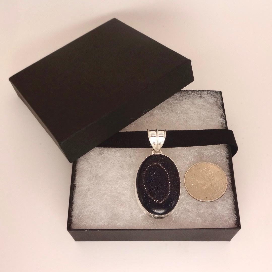 Vintage Black Sandstone silver collar necklace choker