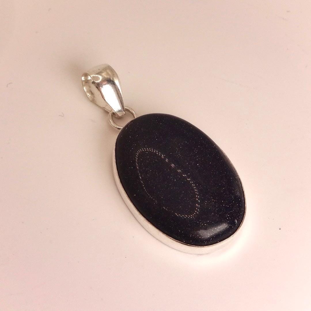 Vintage Black Sandstone silver collar necklace choker