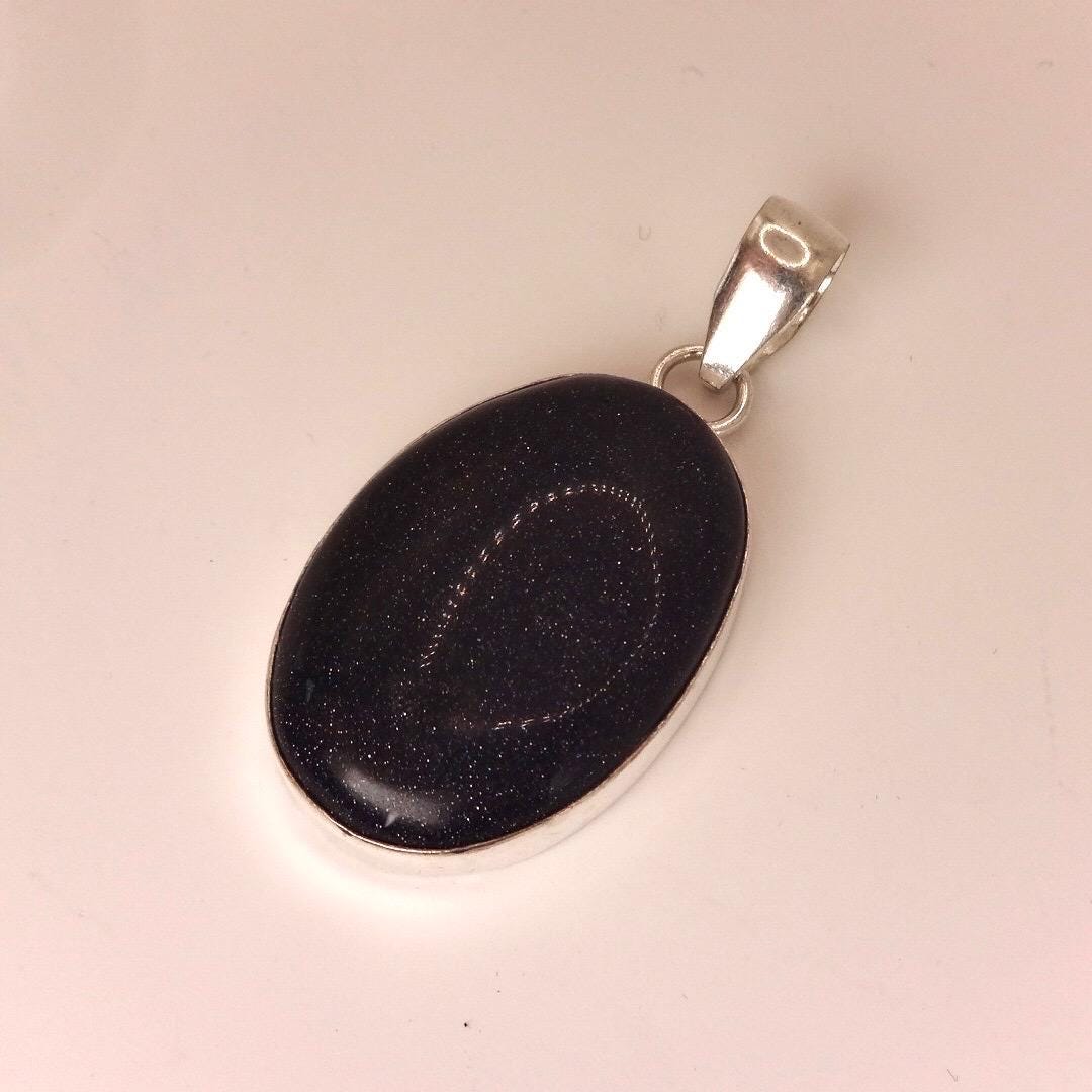 Vintage Black Sandstone silver collar necklace choker