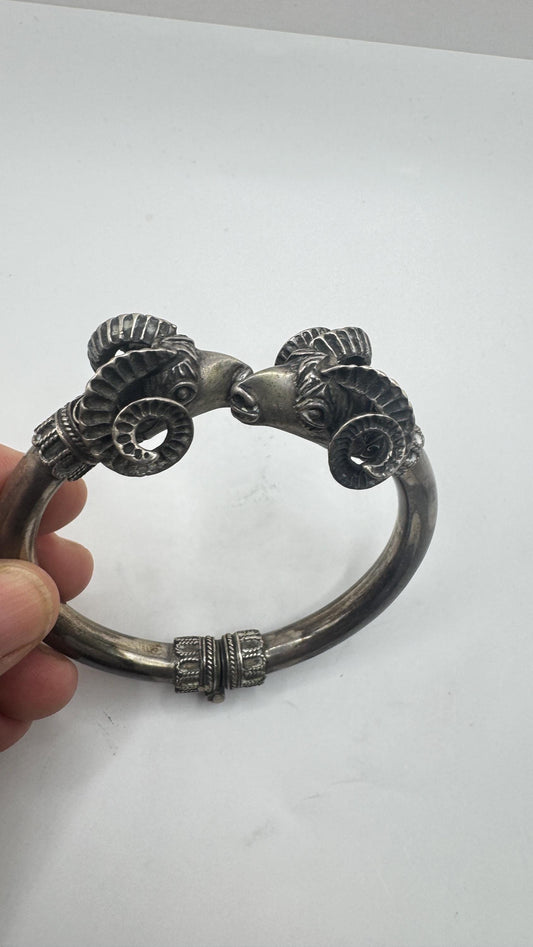 Vintage Butterfly 925 Sterling Silver Cuff Bangle Bracelet