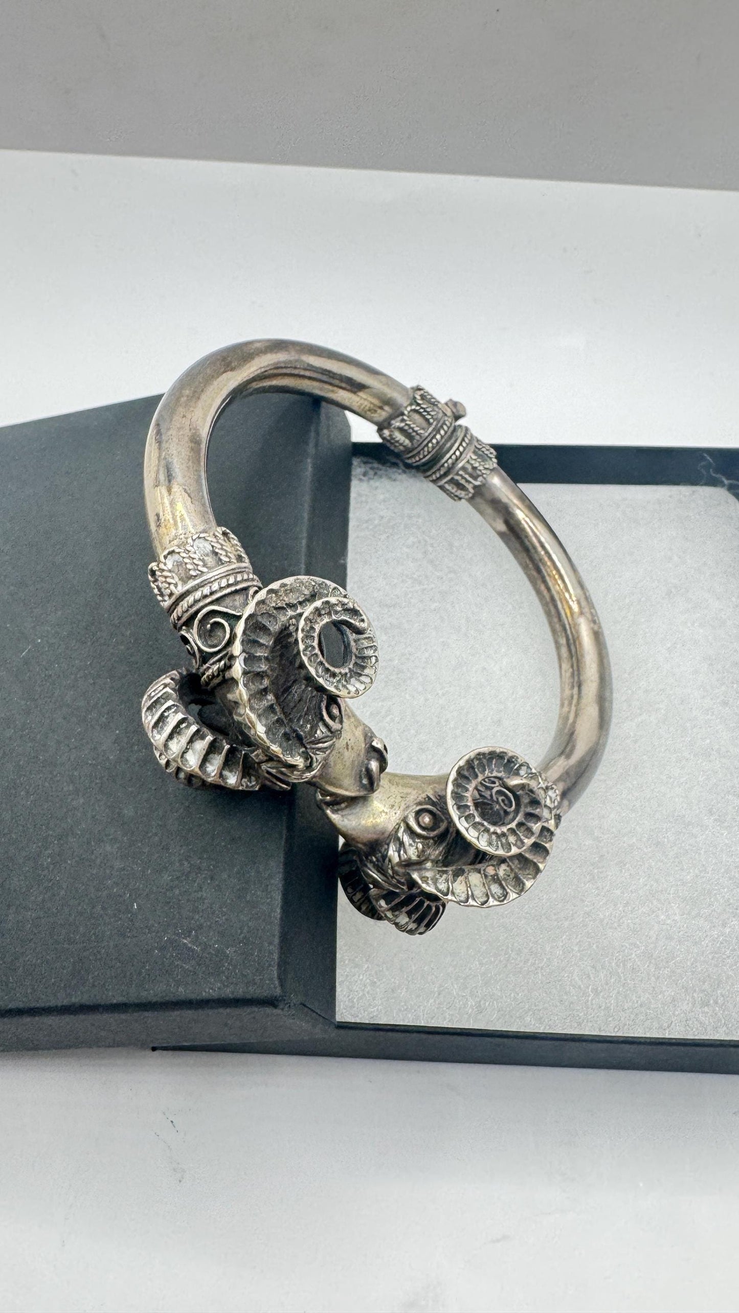 Vintage Butterfly 925 Sterling Silver Cuff Bangle Bracelet