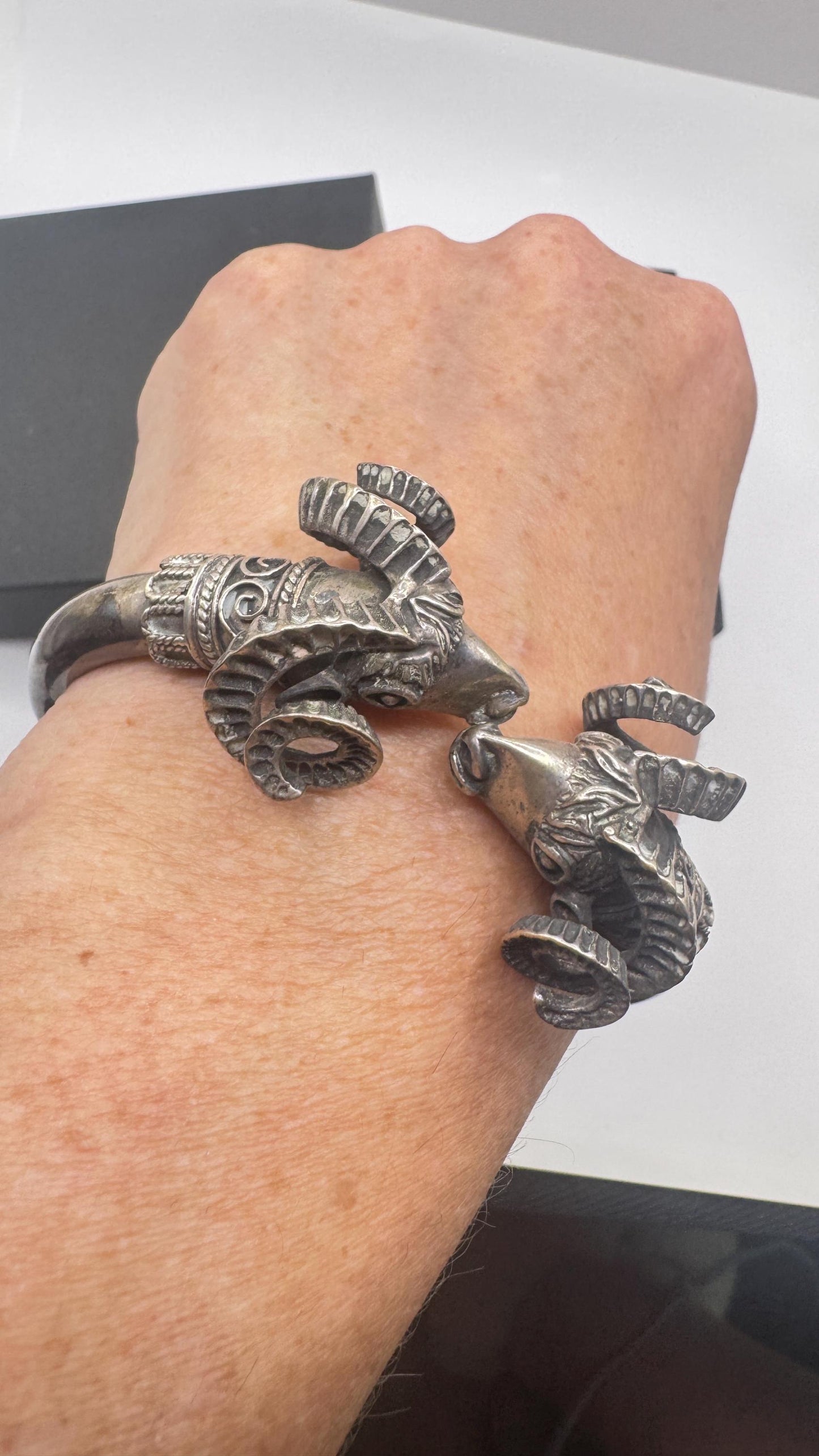 Vintage Butterfly 925 Sterling Silver Cuff Bangle Bracelet