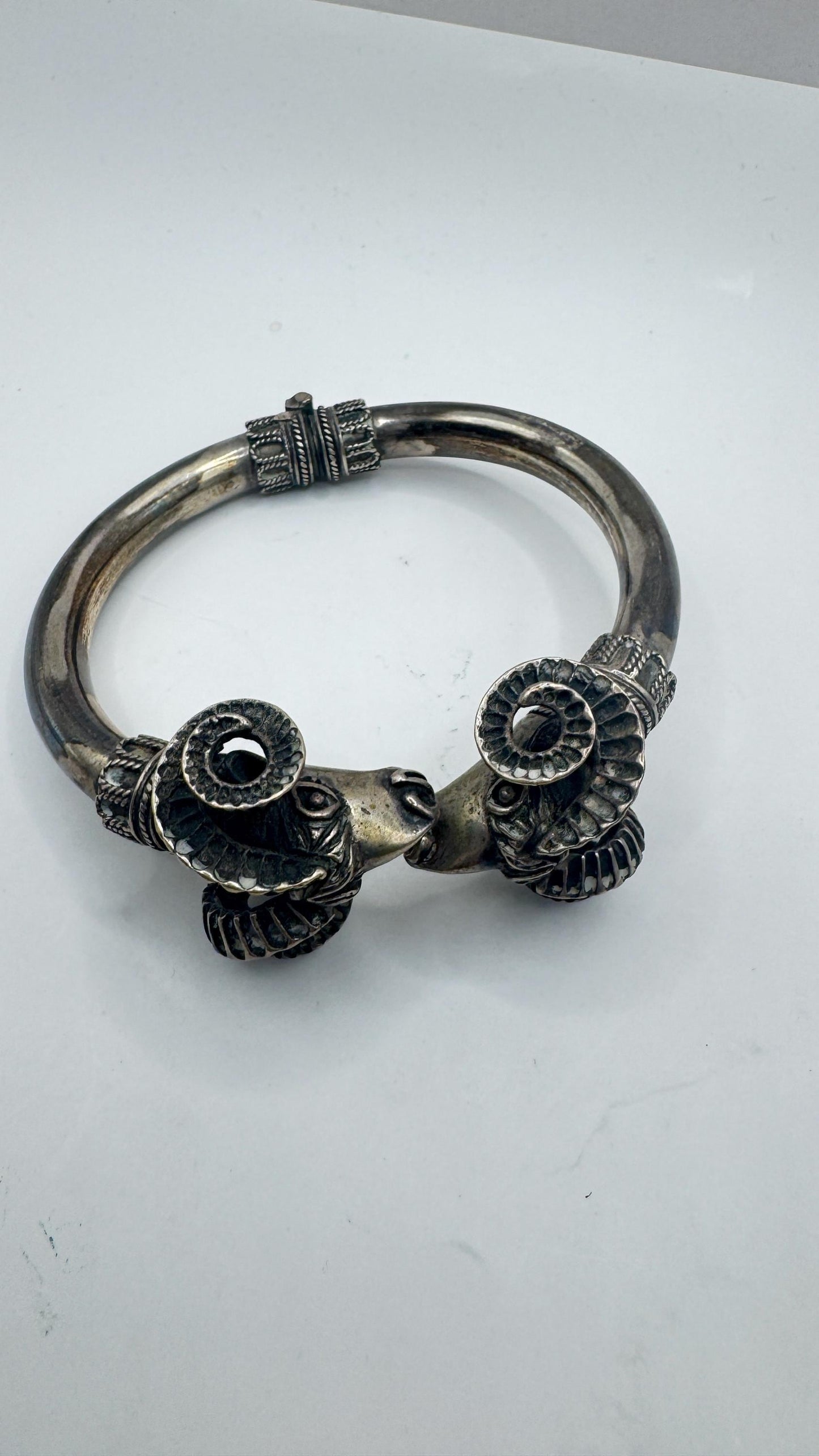 Vintage Butterfly 925 Sterling Silver Cuff Bangle Bracelet