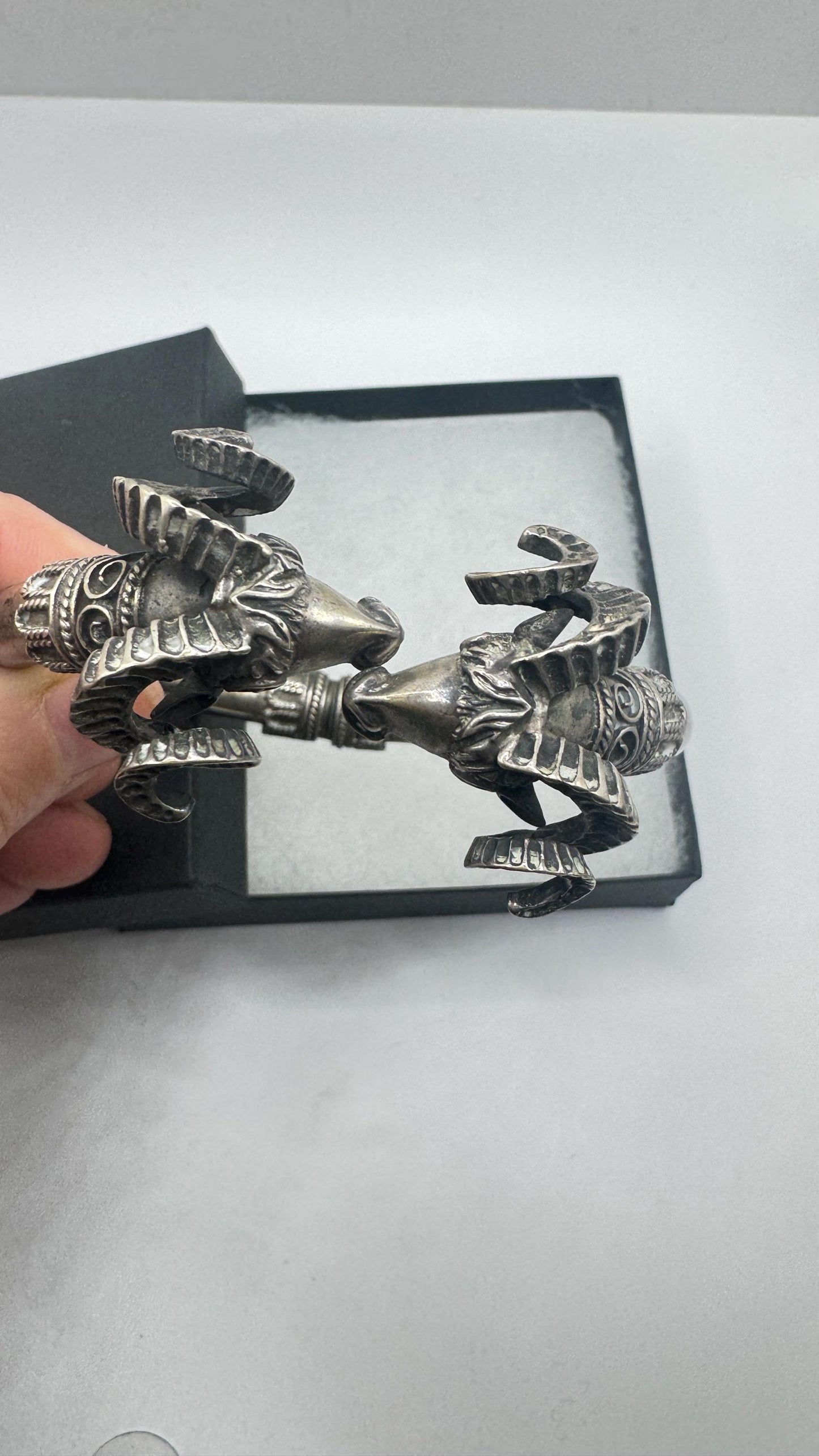 Vintage Butterfly 925 Sterling Silver Cuff Bangle Bracelet