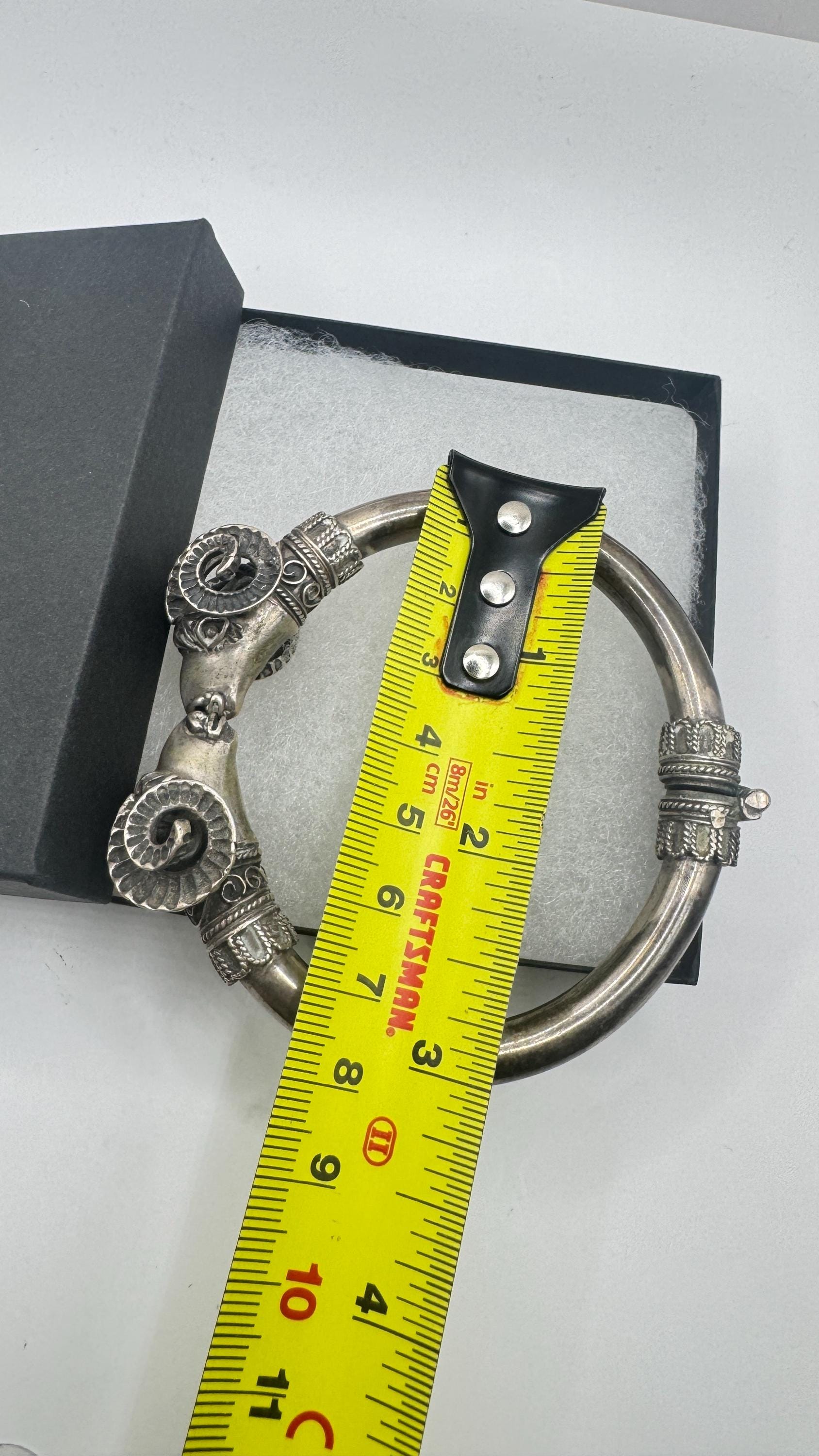 Vintage Butterfly 925 Sterling Silver Cuff Bangle Bracelet