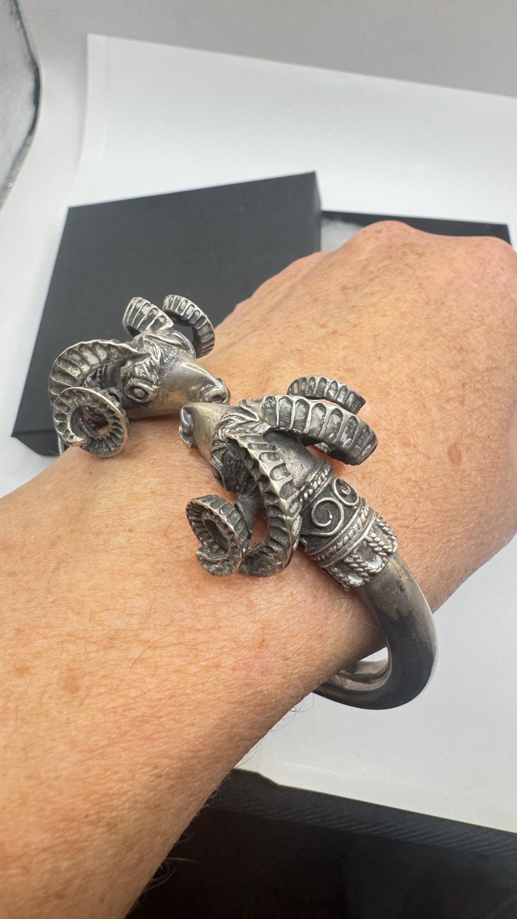 Vintage Butterfly 925 Sterling Silver Cuff Bangle Bracelet
