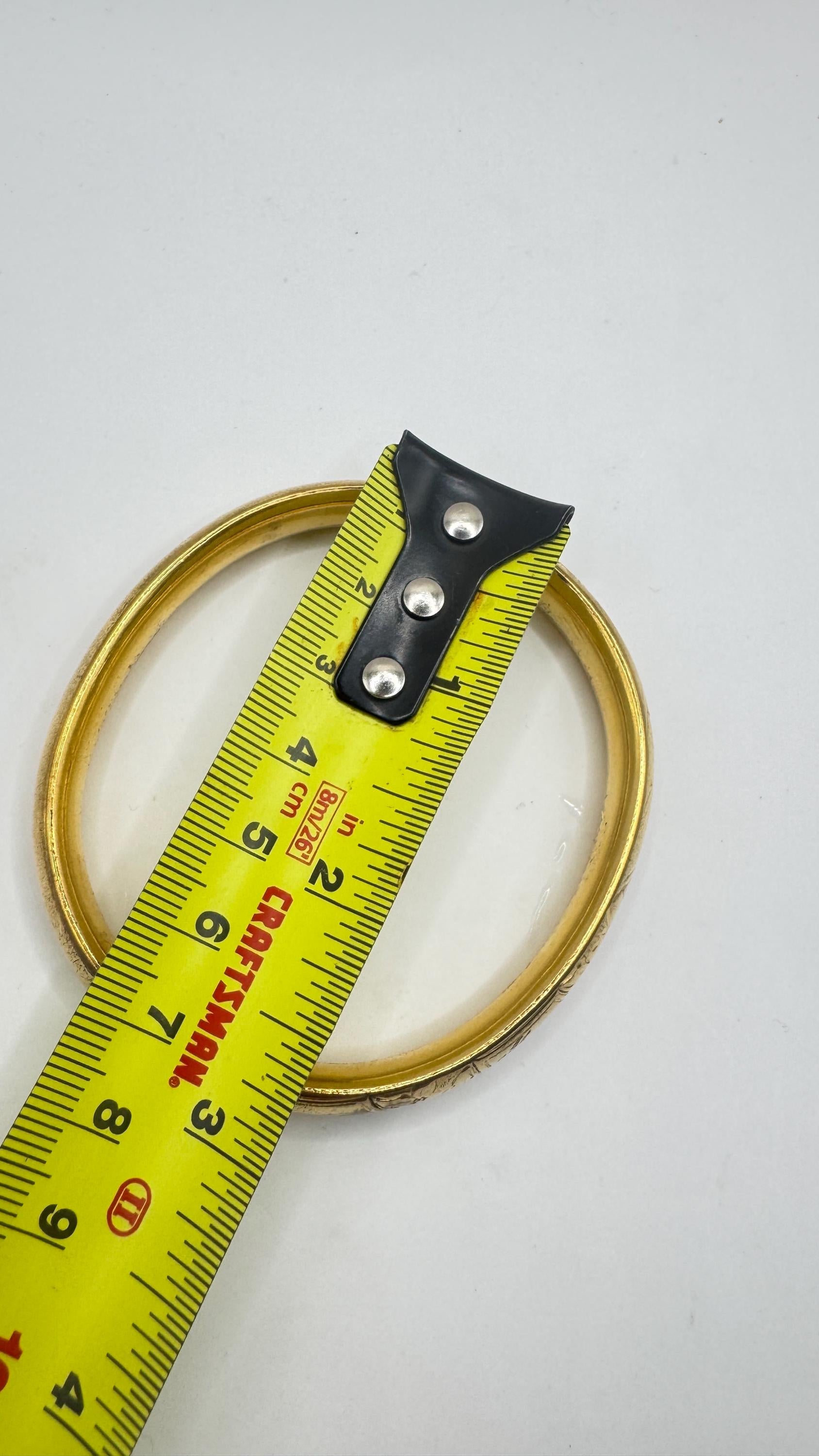 Vintage Bangle Bracelet Gold filled
