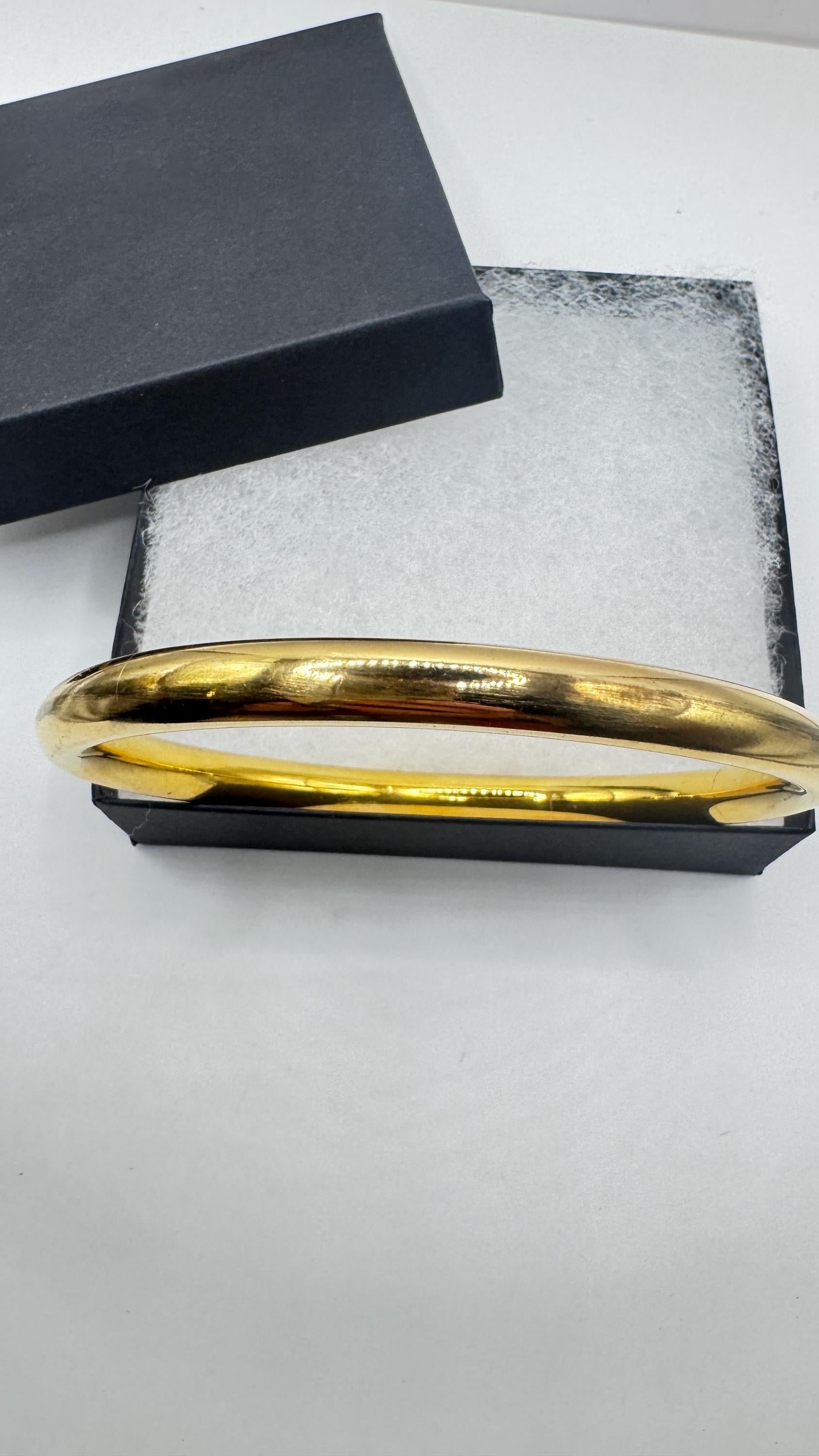 Vintage Bangle Bracelet Gold filled