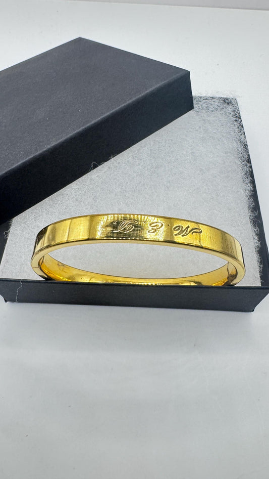 Vintage Bangle Bracelet Gold filled for a tiny wrist about 5 inches