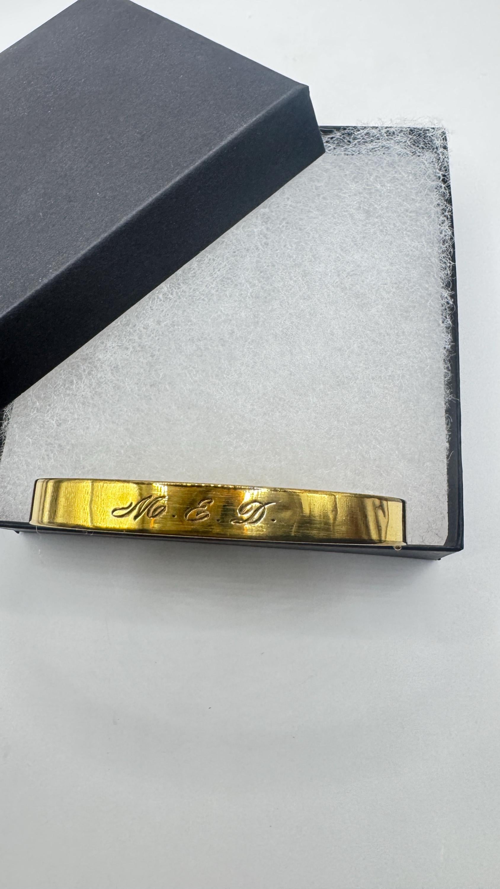 Vintage Bangle Bracelet Gold filled for a tiny wrist about 5 inches