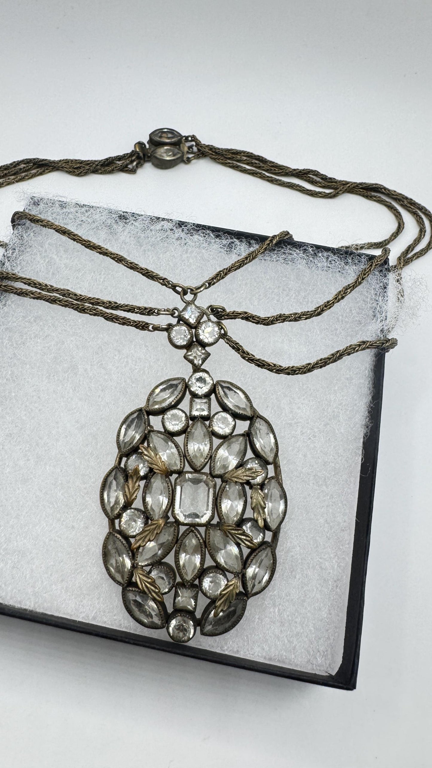 Vintage Bronze Cascade Choker necklace