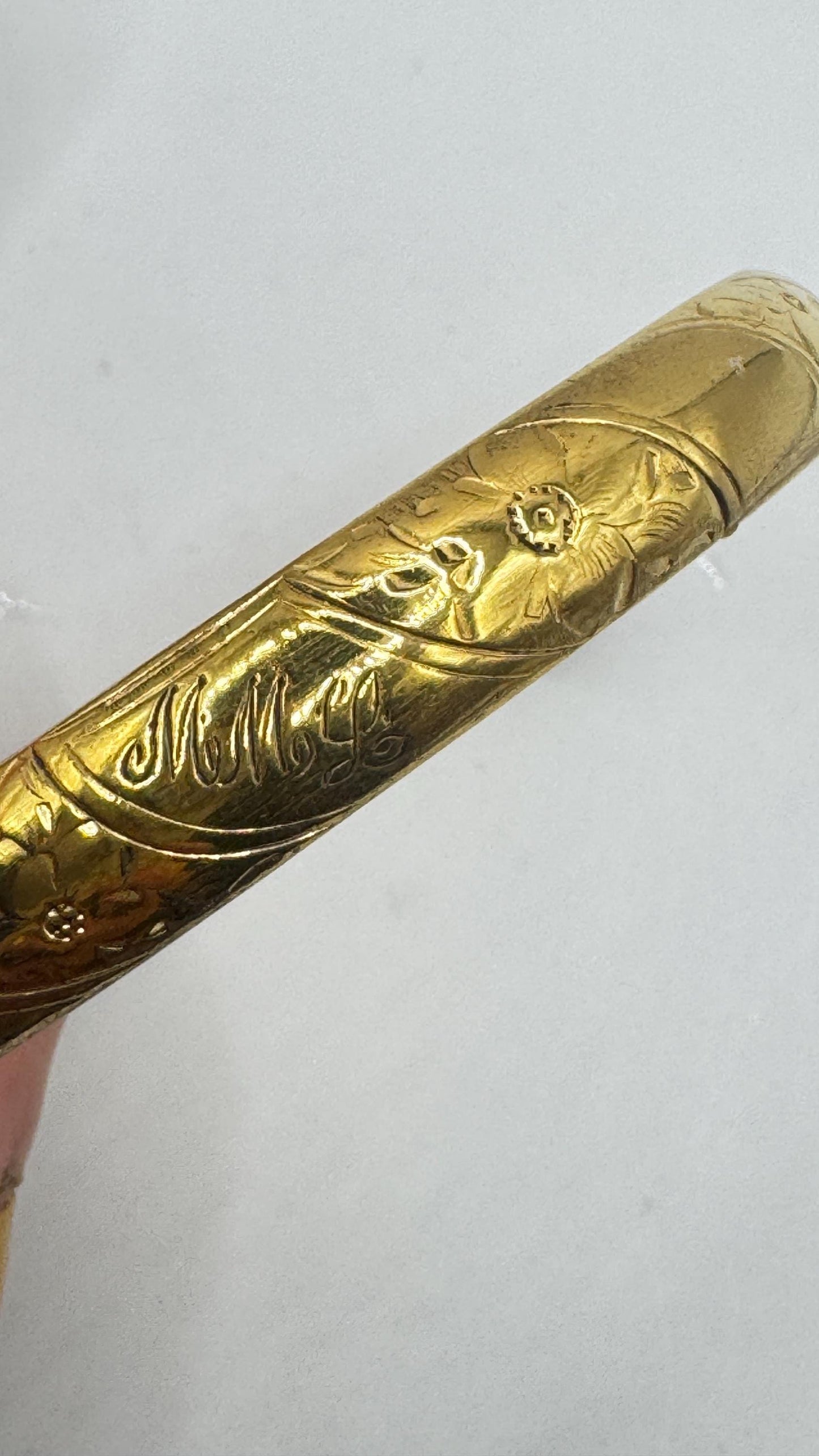 Vintage Bangle Bracelet Gold filled