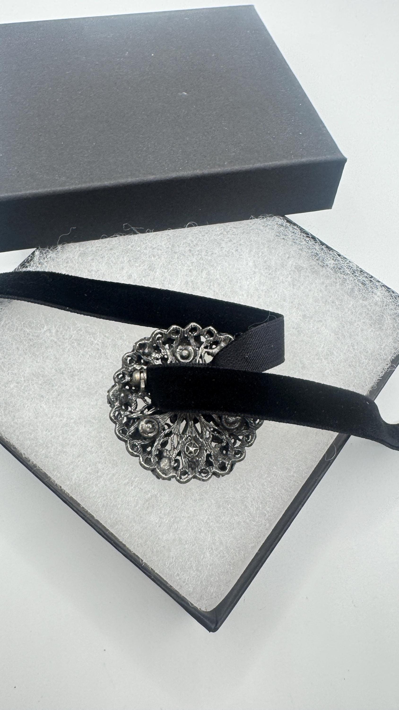 Vintage Rhinestone Purple Crystal Brooch Pin