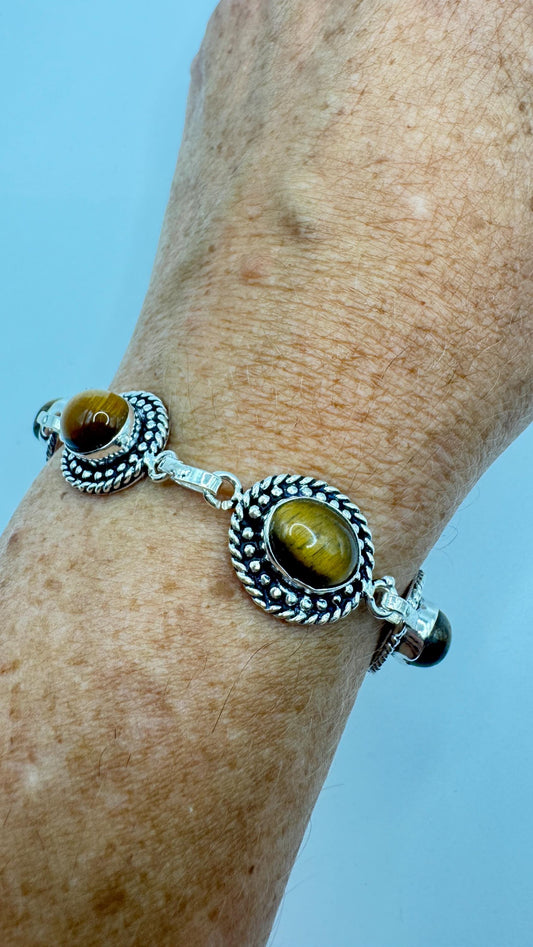 Vintage tigers eye Bracelet