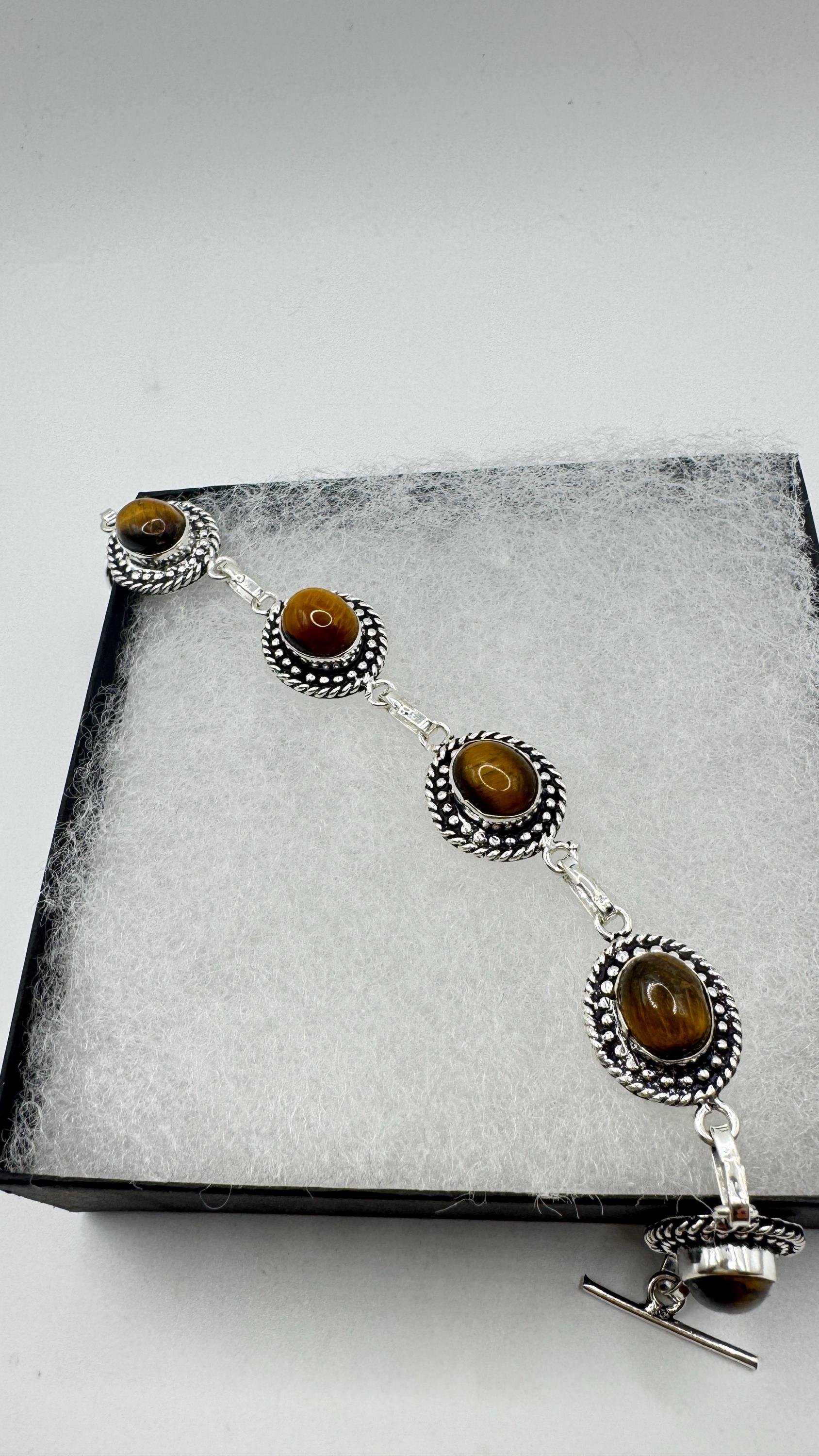 Vintage tigers eye Bracelet