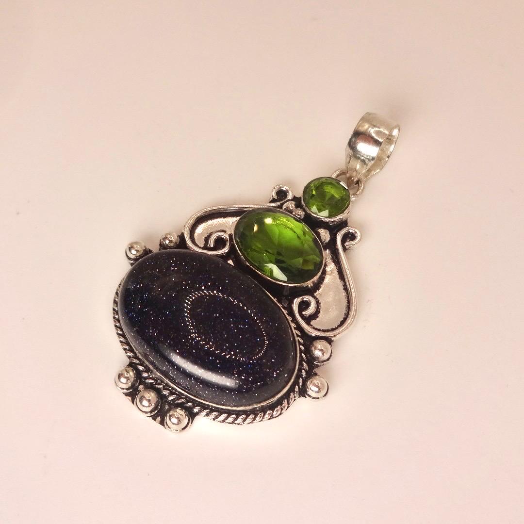 Vintage Black Sandstone silver collar necklace choker