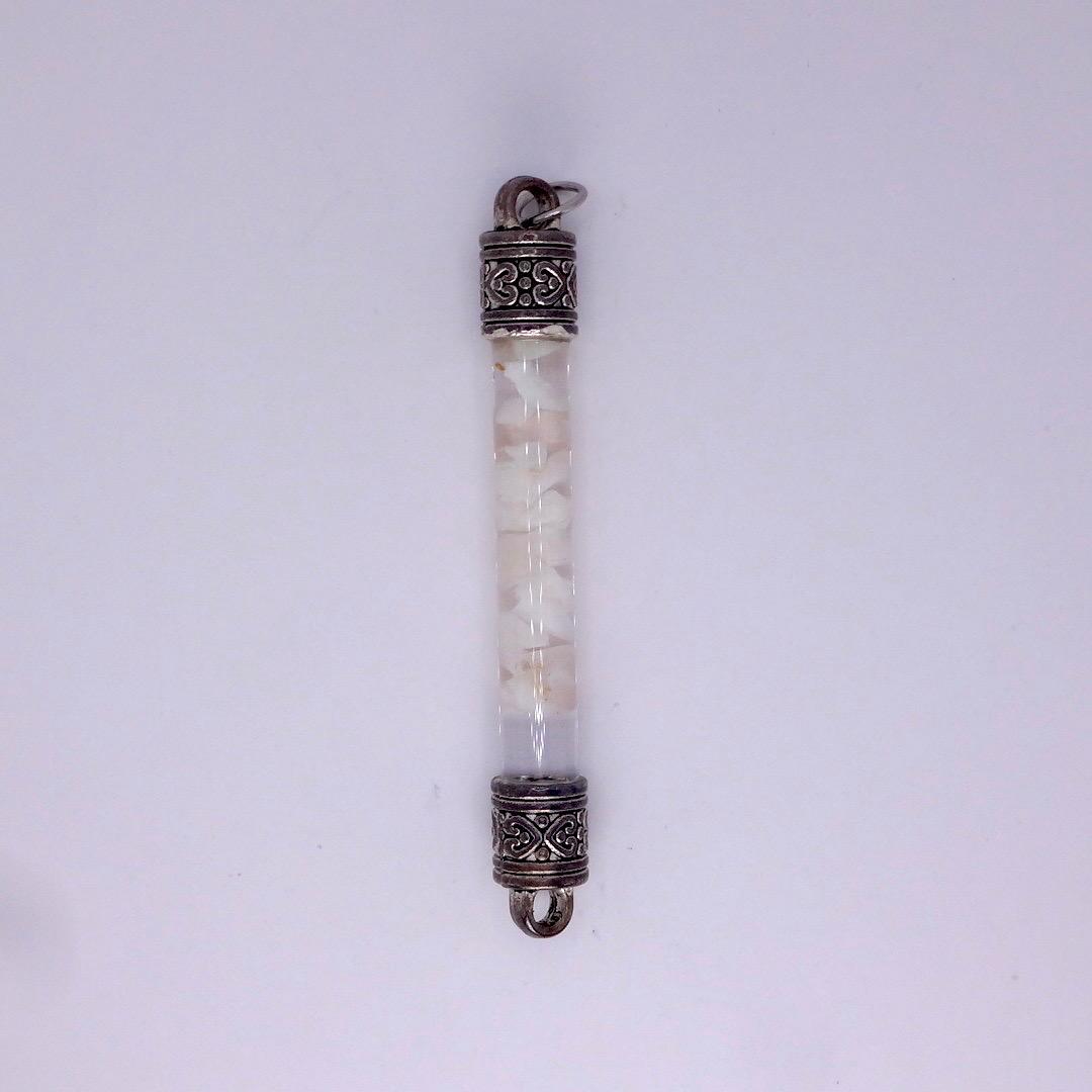 Vintage White Floating Opal Choker 925 Sterling Silver Chain Necklace Choker