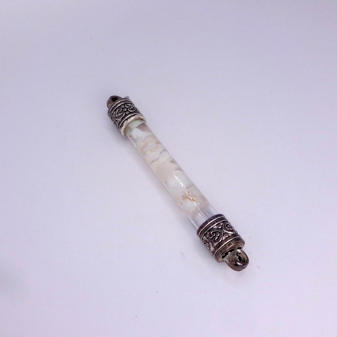 Vintage White Floating Opal Choker 925 Sterling Silver Chain Necklace Choker