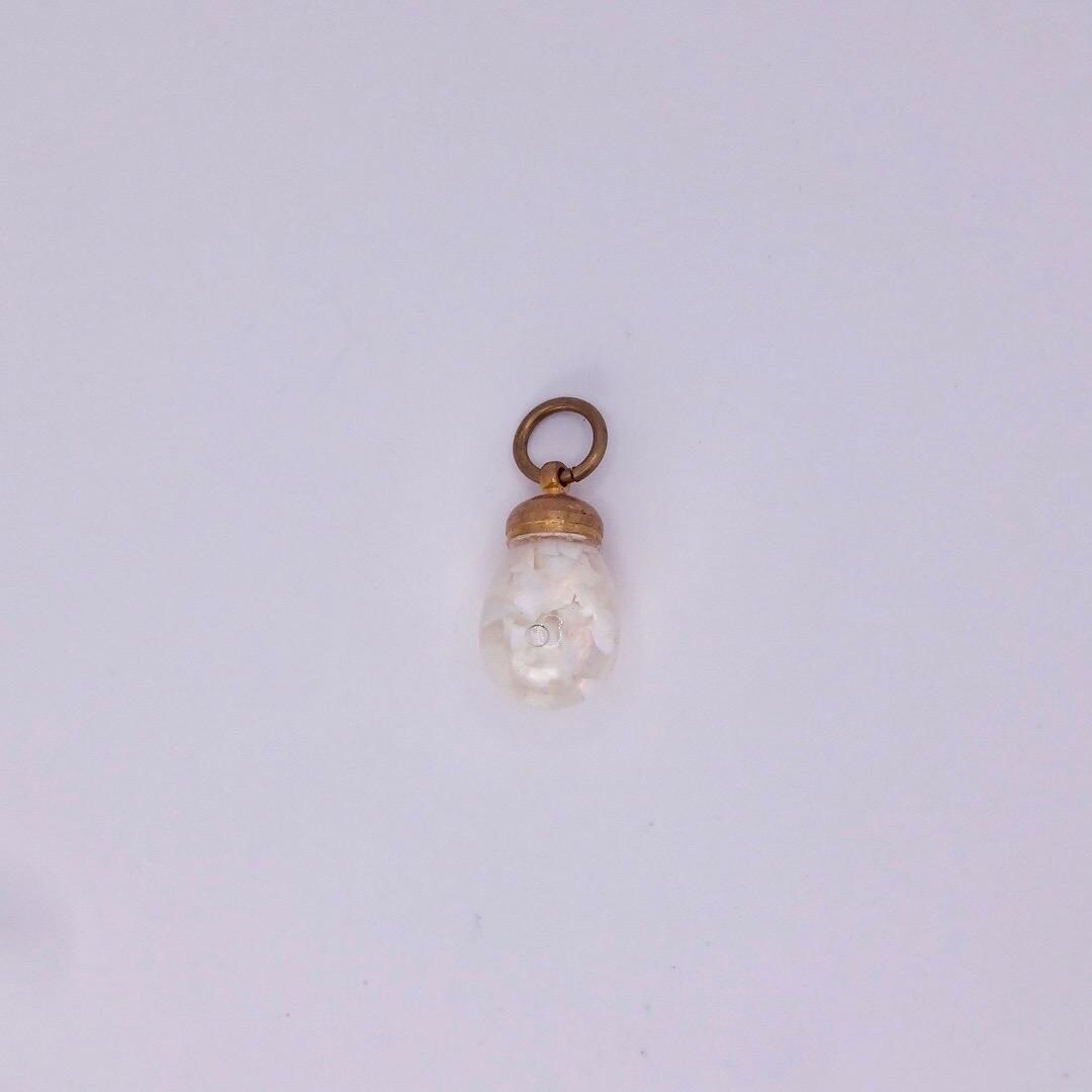 Vintage White Floating Opal Choker Gold Filled Chain Necklace Choker