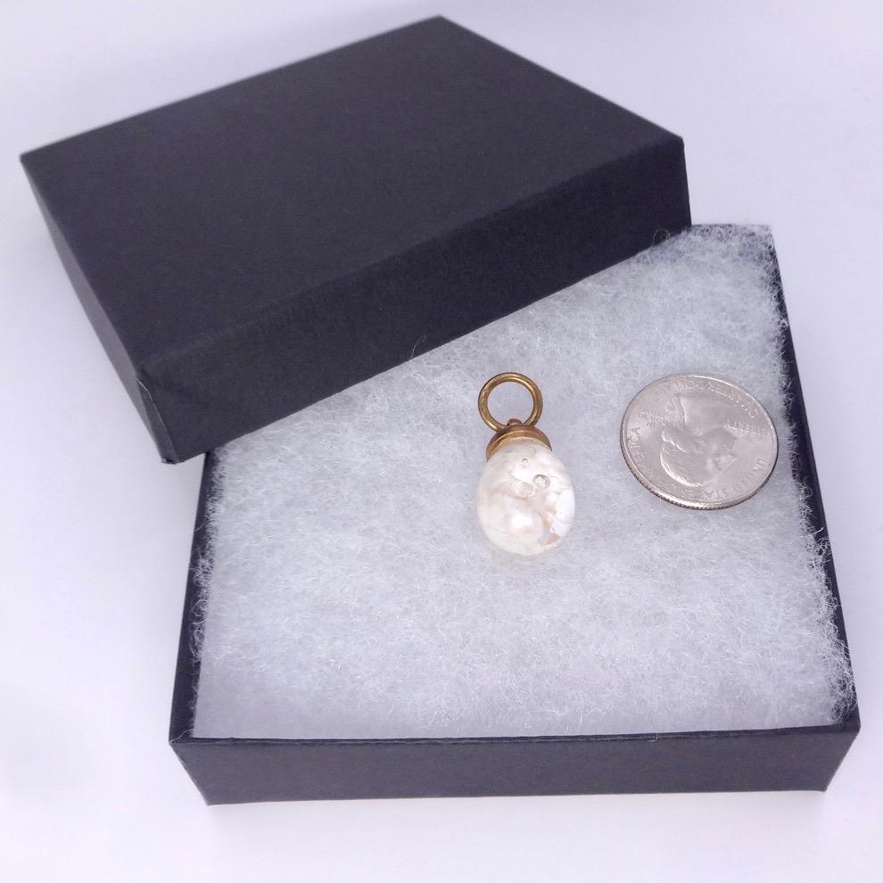 Vintage White Floating Opal Choker Gold Filled Chain Necklace Choker