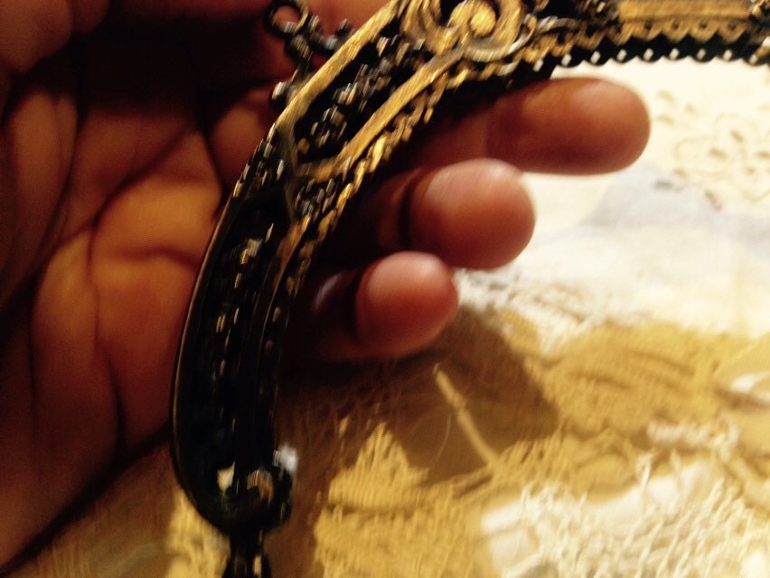 Vintage Victorian Sterling Silver Hand Bag frame