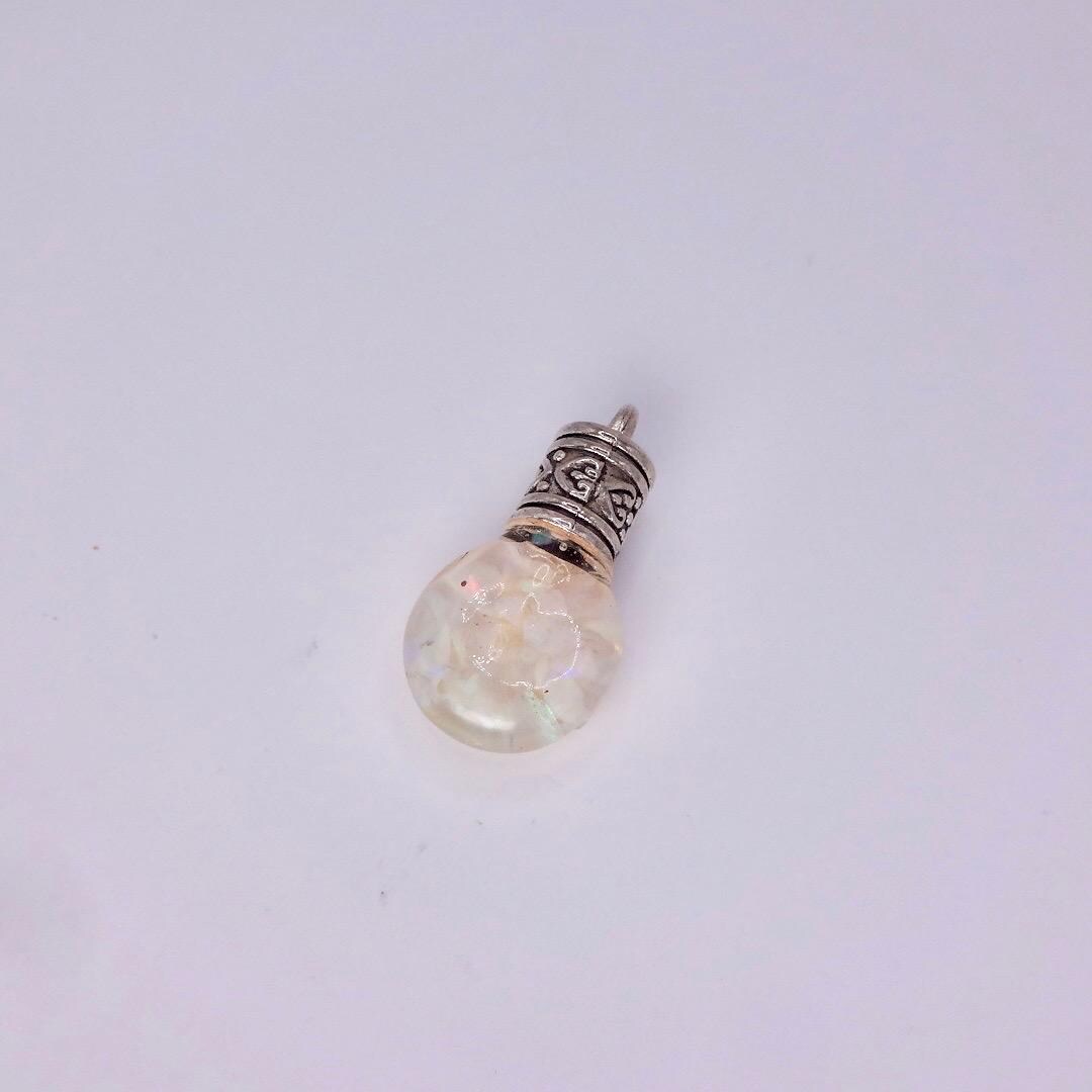 Vintage White Floating Opal Choker 925 Sterling Silver Chain Necklace Choker