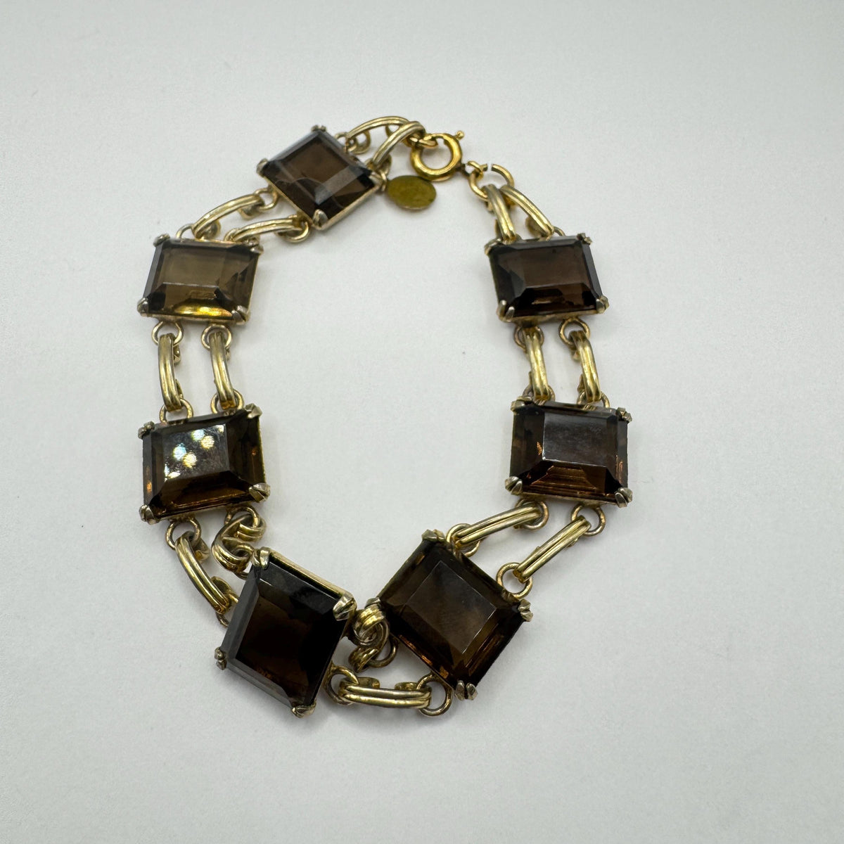 Vintage Goldstone Bracelet Gold filled