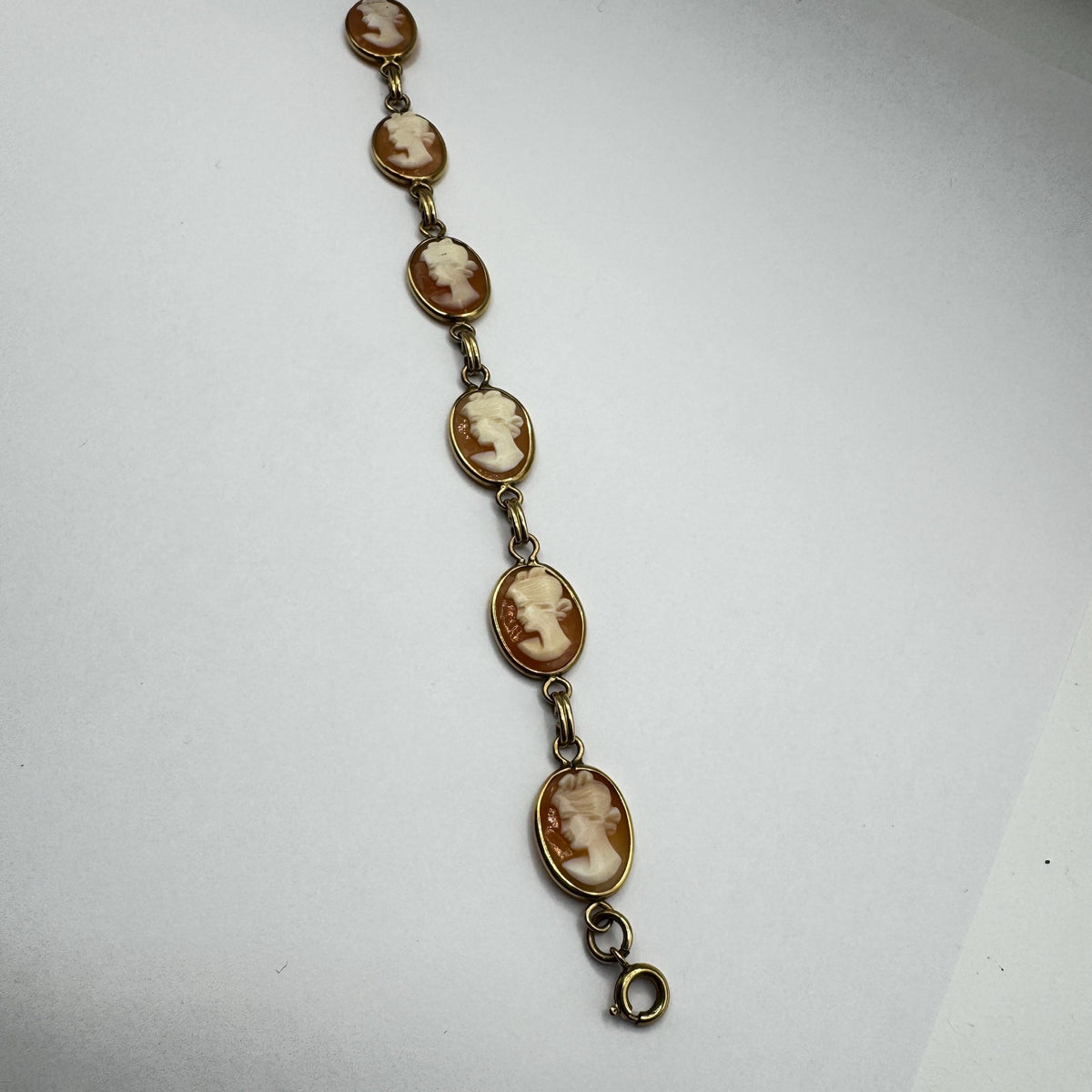 Vintage Cameo Bracelet Gold Filled