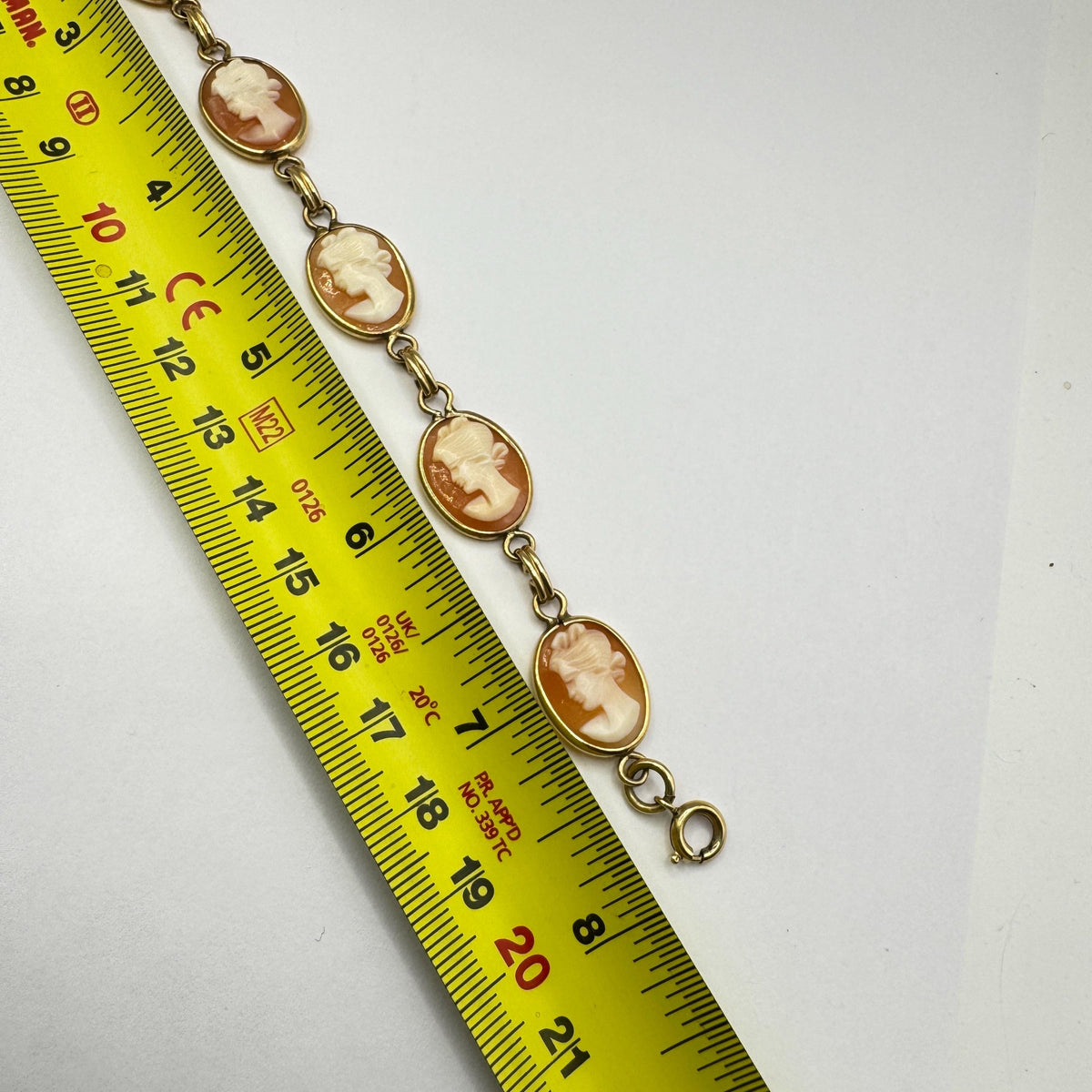 Vintage Cameo Bracelet Gold Filled