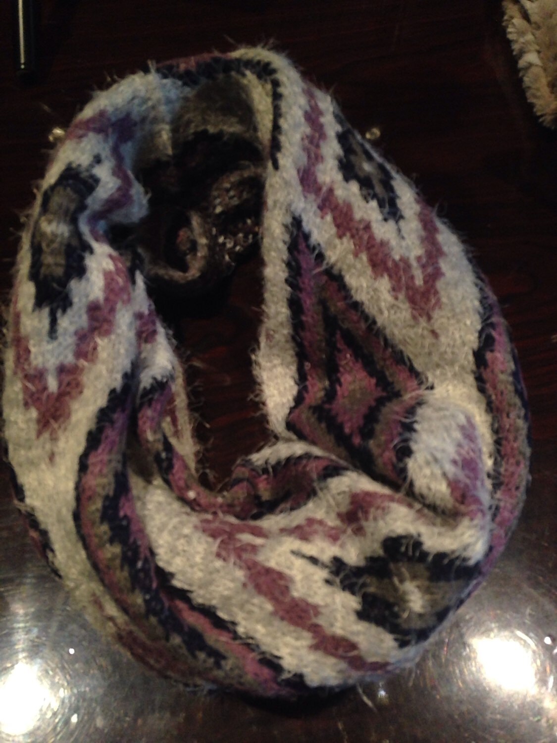 Cool Navajo Print Infinity Scarf