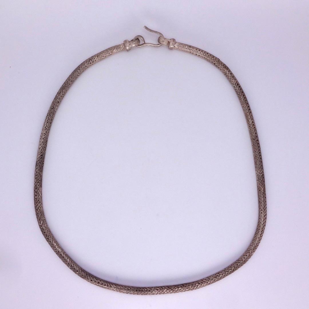 Vintage Snake chain 16 inch 925 Sterling Silver necklace