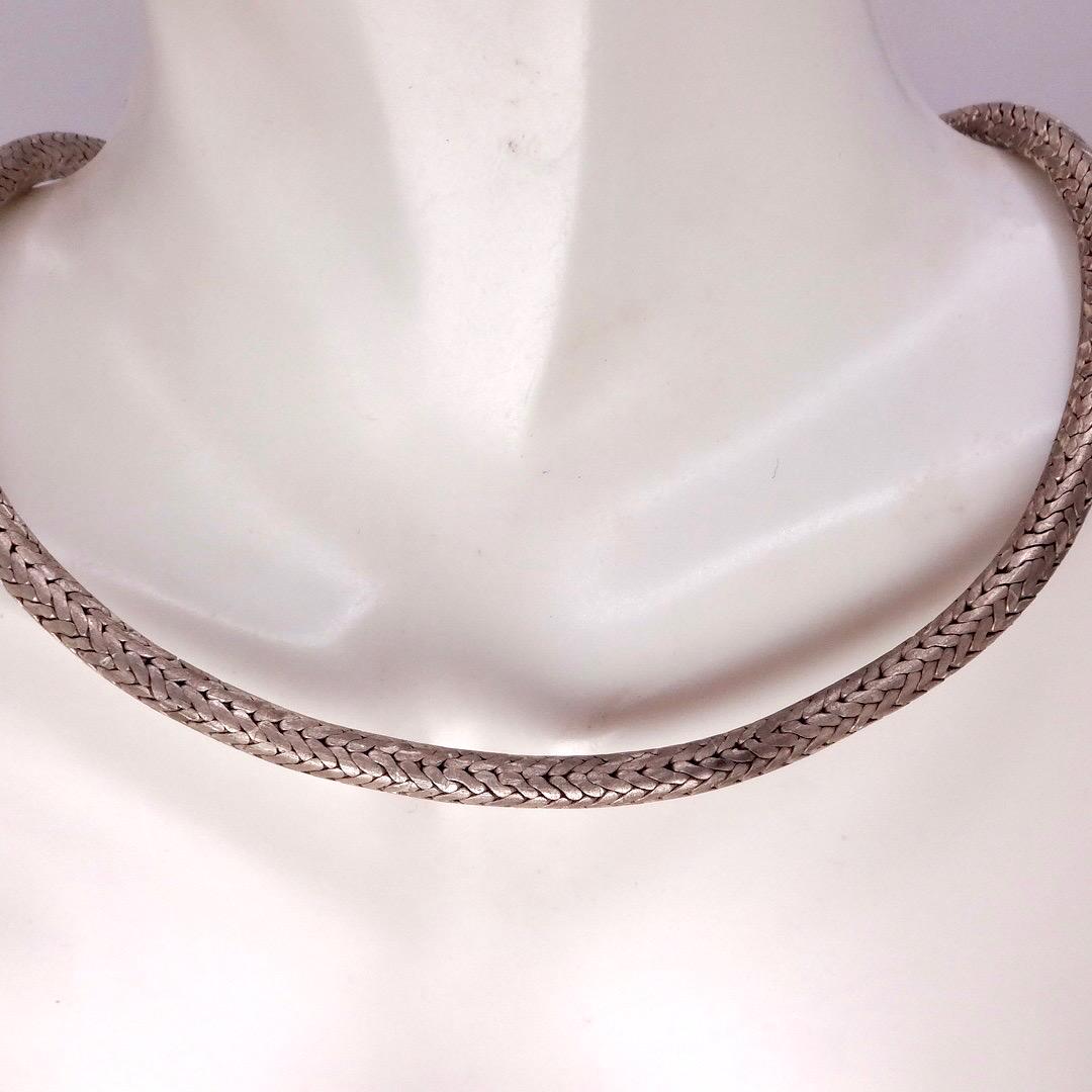 Vintage Snake chain 16 inch 925 Sterling Silver necklace