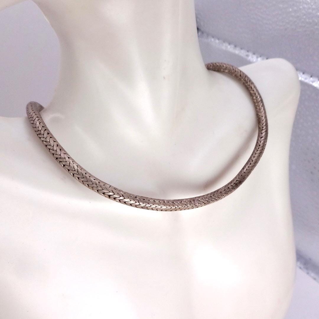 Vintage Snake chain 16 inch 925 Sterling Silver necklace