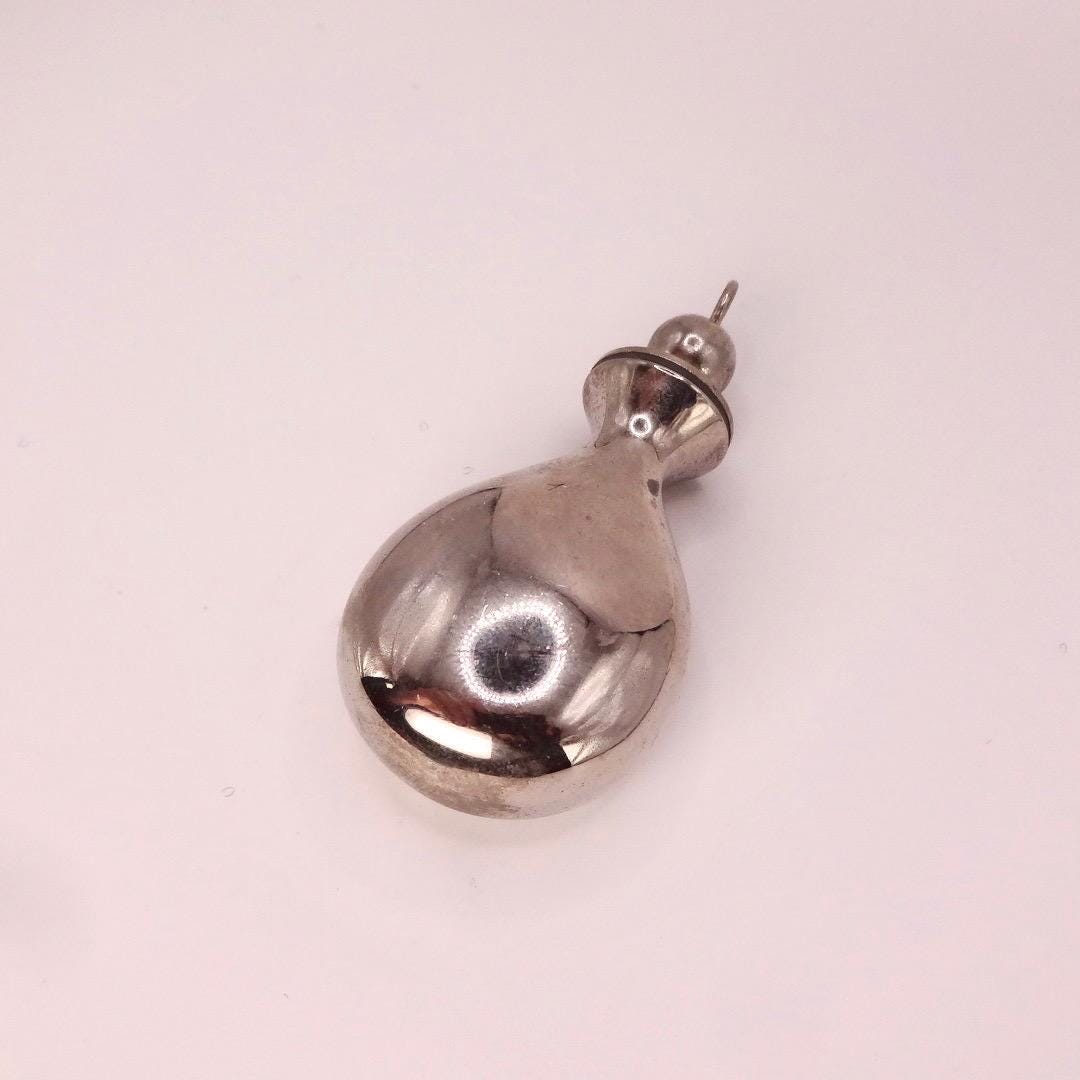 Vintage Perfume Oil Bottle 925 Sterling silver Pendant Necklace