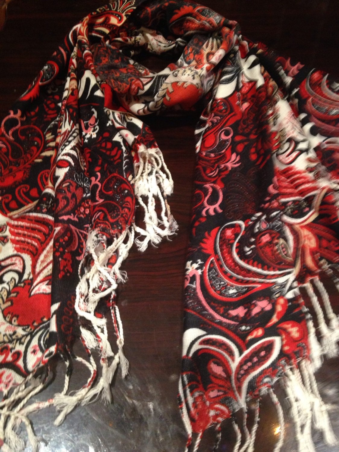 Vintage butterfly pashmina Scarf Wrap