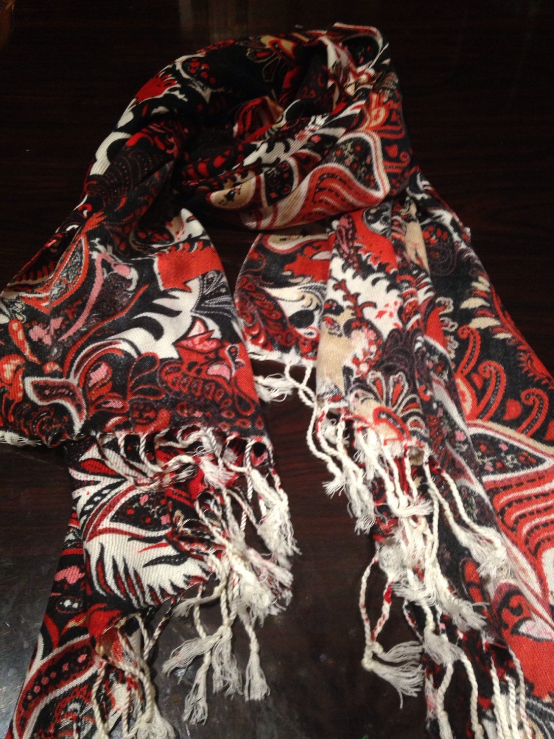 Vintage butterfly pashmina Scarf Wrap