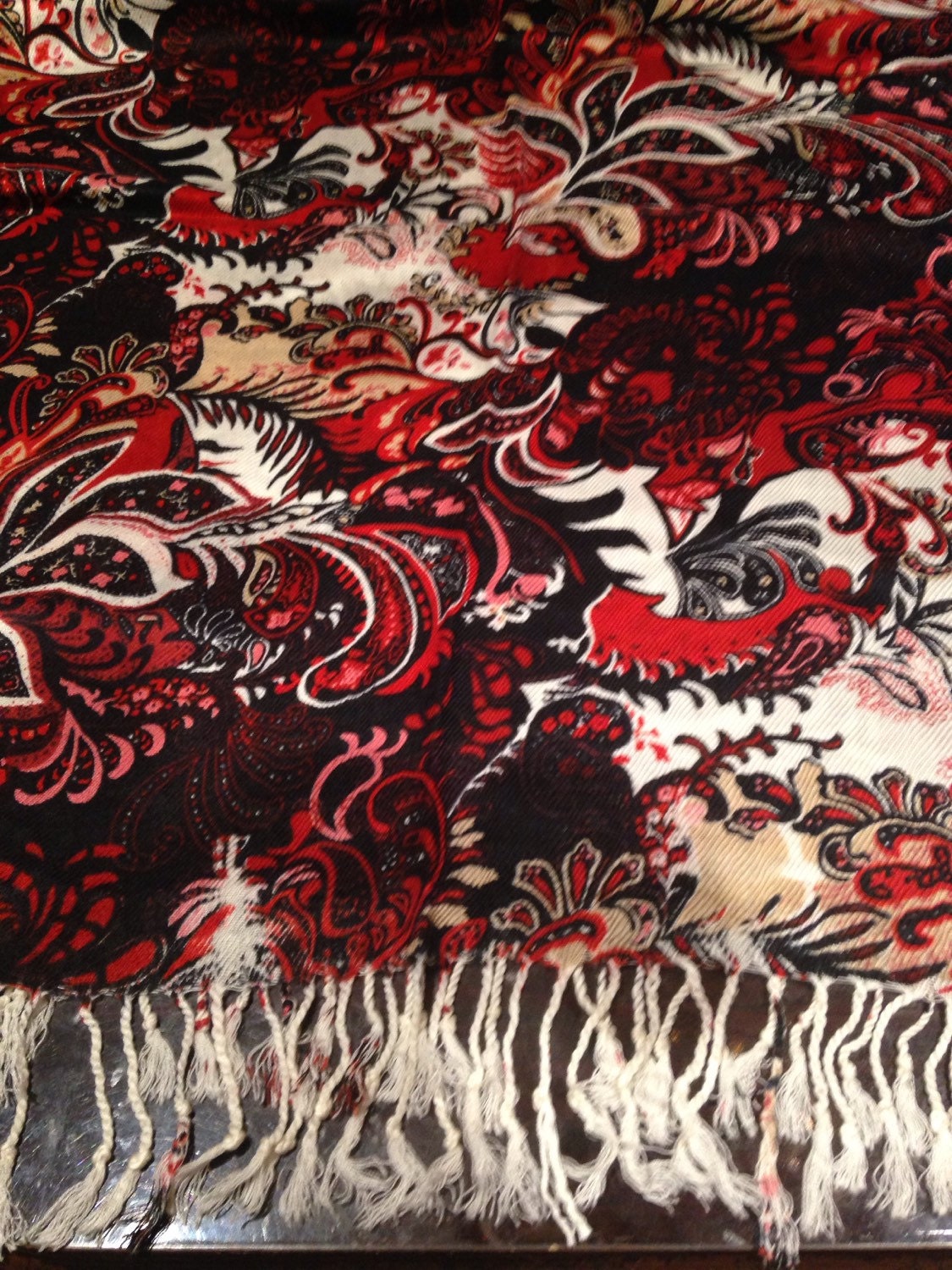 Vintage butterfly pashmina Scarf Wrap