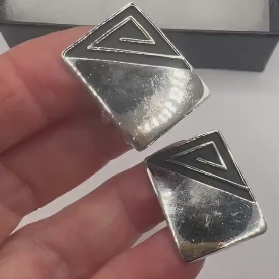 Vintage Golden Monogram Innitial Cuff Links