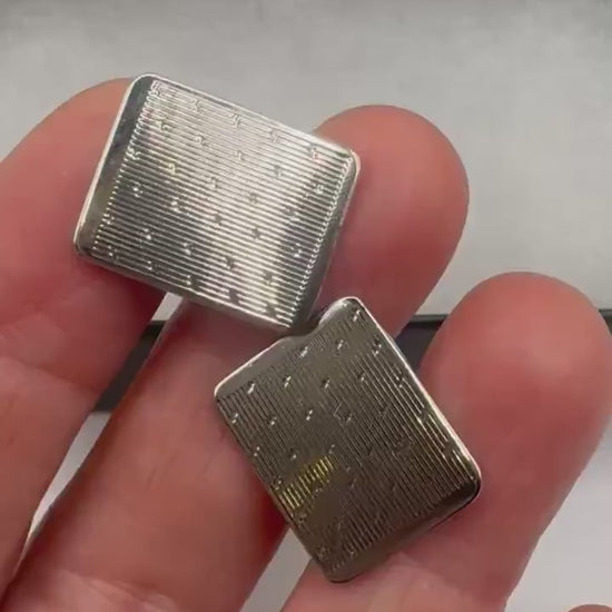 Vintage Golden Monogram Innitial Cuff Links