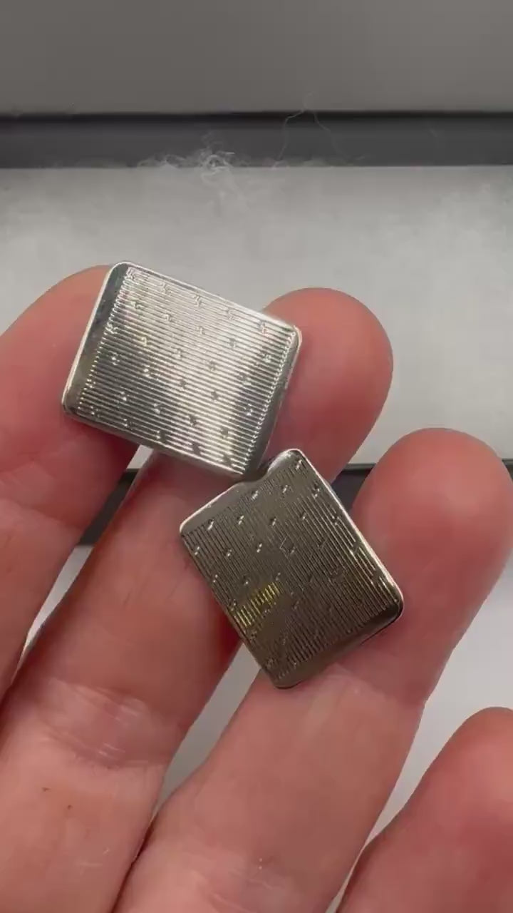 Vintage Golden Monogram Innitial Cuff Links