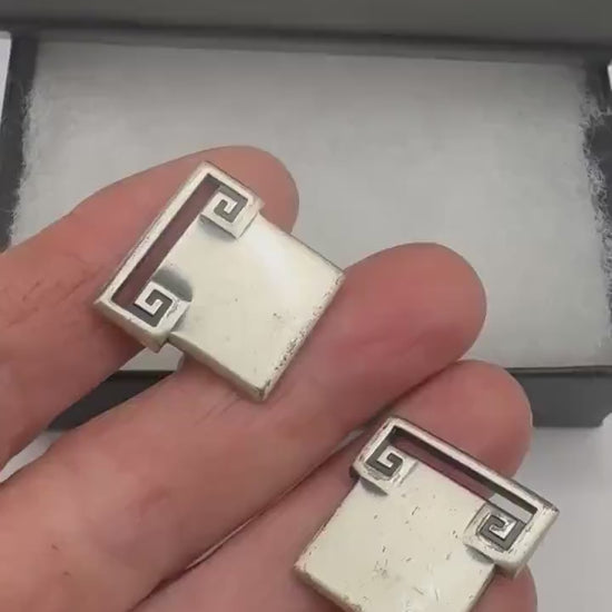 Vintage Golden Monogram Innitial Cuff Links